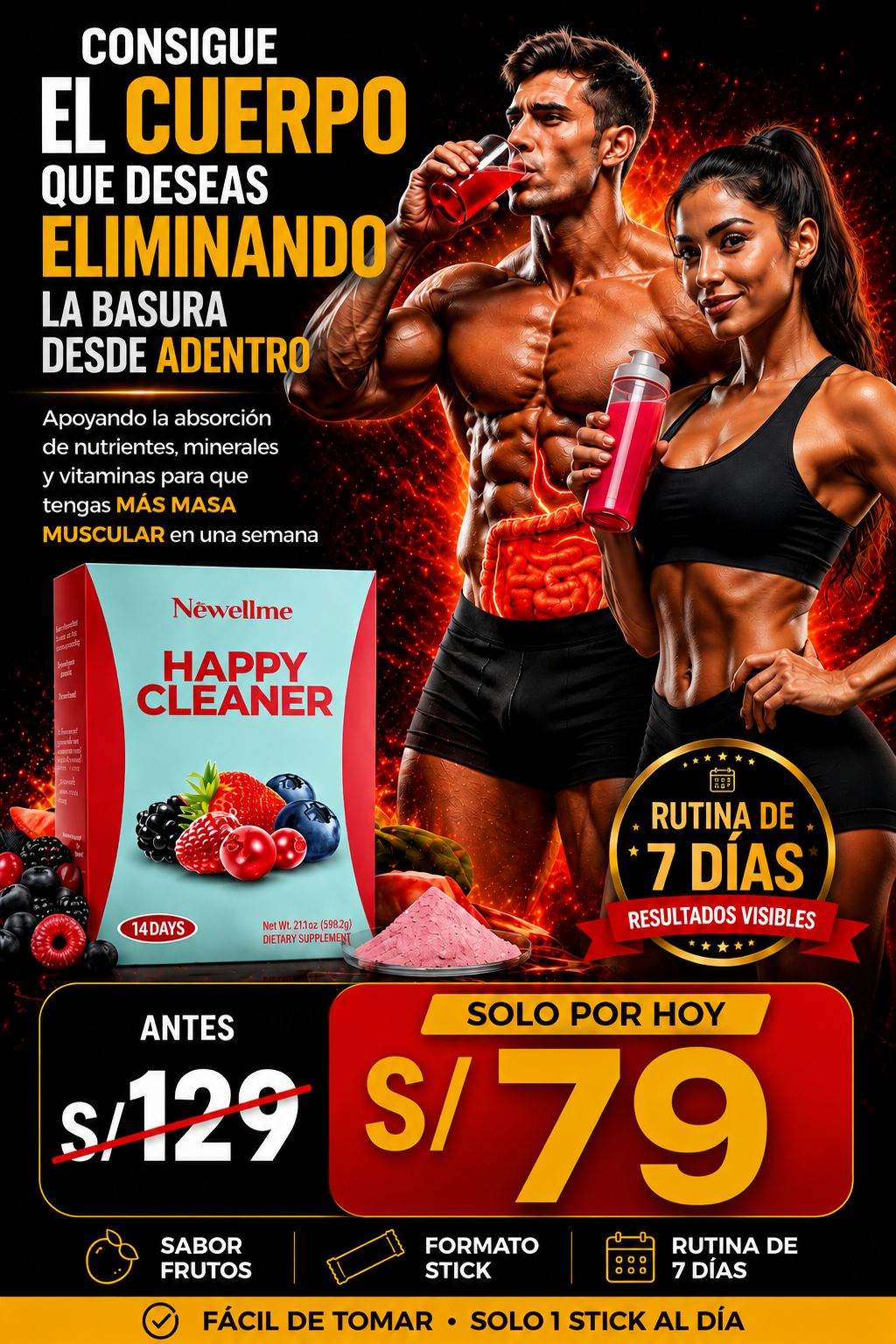 HAPPY CLEANER - EXPULSA LA BASURA DESTE ADENTRO